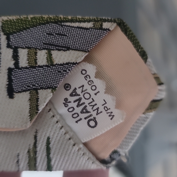 LE Chevron Vintage Le Damsel Print Men's Unisex Neck Tie - Picture 5 of 5